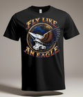 Fly Like an Eagle Black Tee Shirt