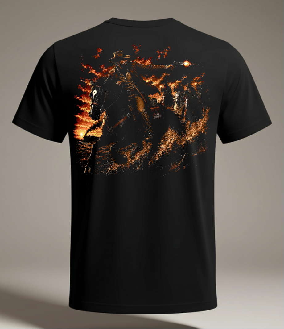 Ride Hard, Ride Fast Black Tee Shirt