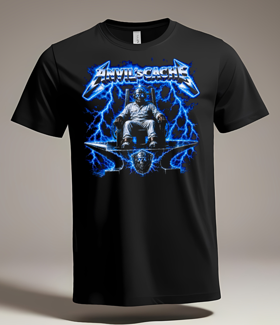 Ride the Lightning Black Tee Shirt