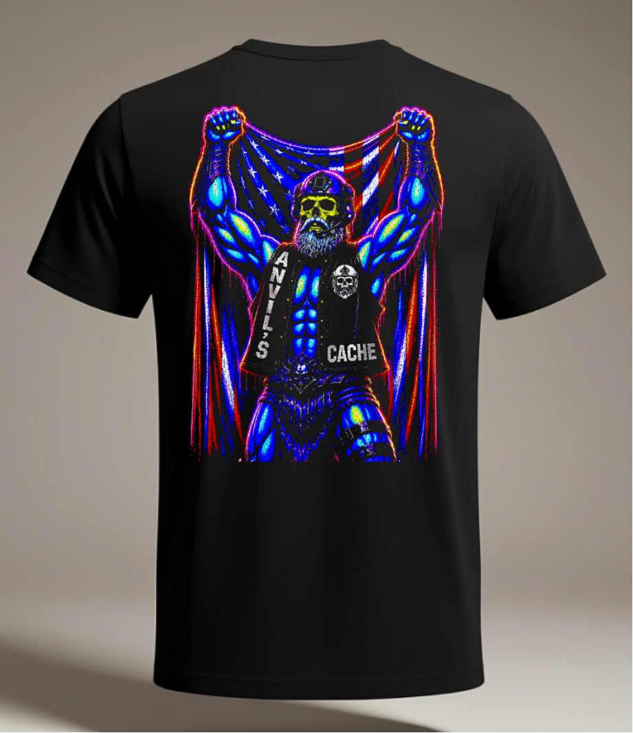 Stone Cold Power Black Tee Shirt